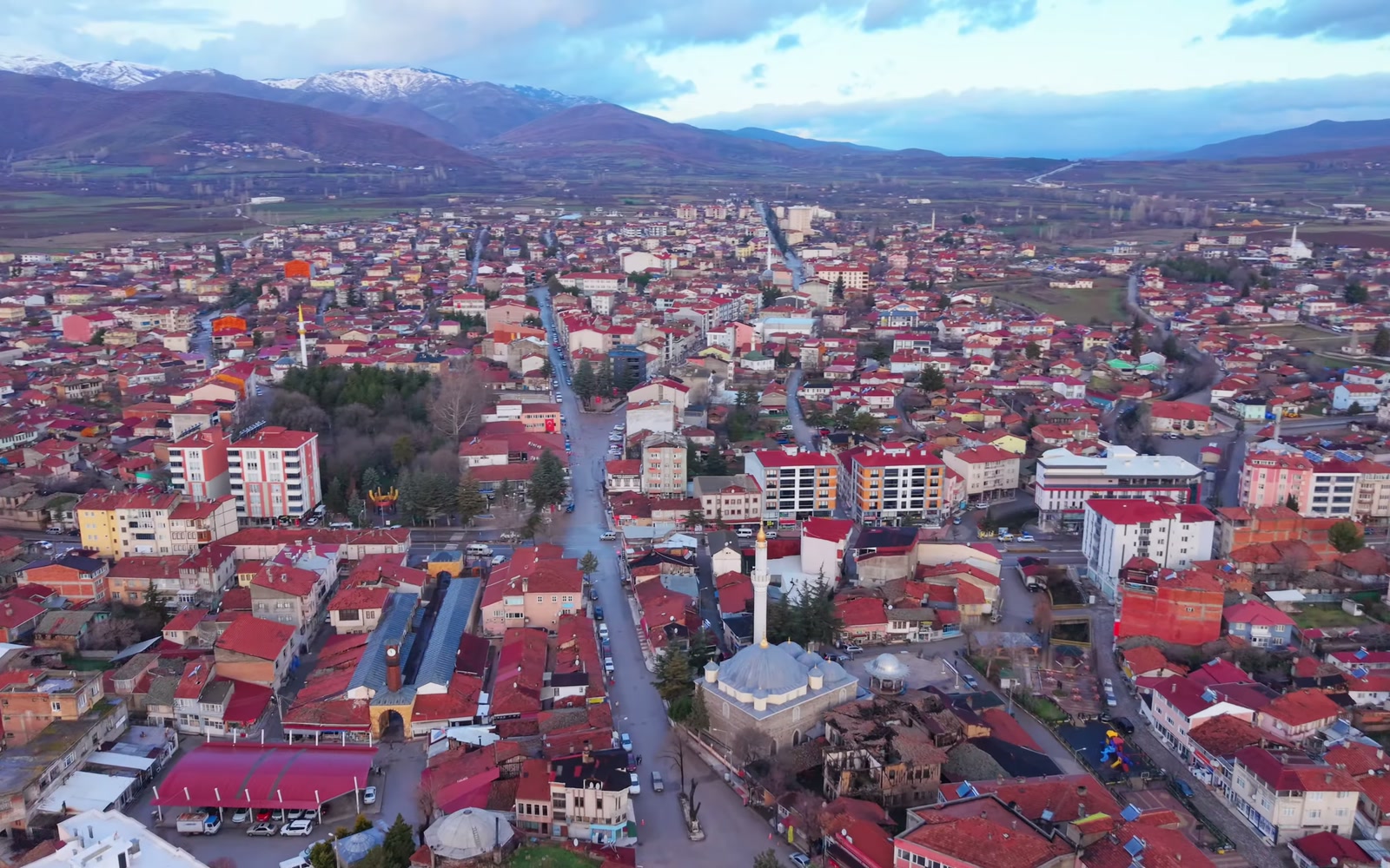 The town under the snow line